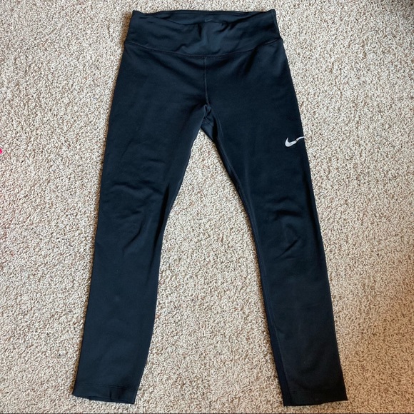 Nike Dri Fit Running Cropped Capri Leggings Tights